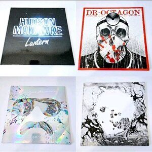 4x Vinyl Record LP Lot Giorgio Moroder Dr. Octagon Hudson Mohawke Radiohead Club